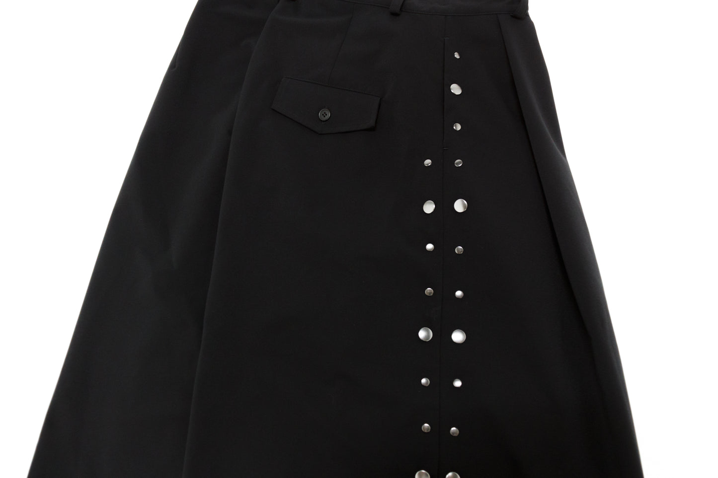 Double Belt Studded Shorts