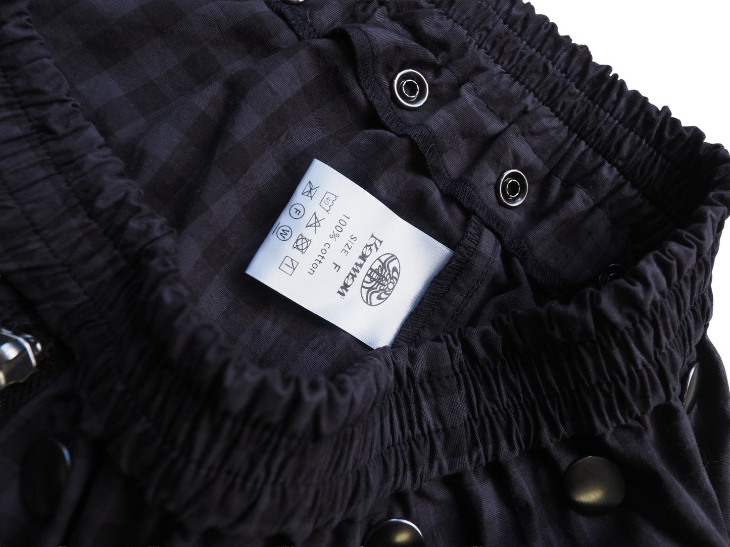 Front Zip Studded Trunks