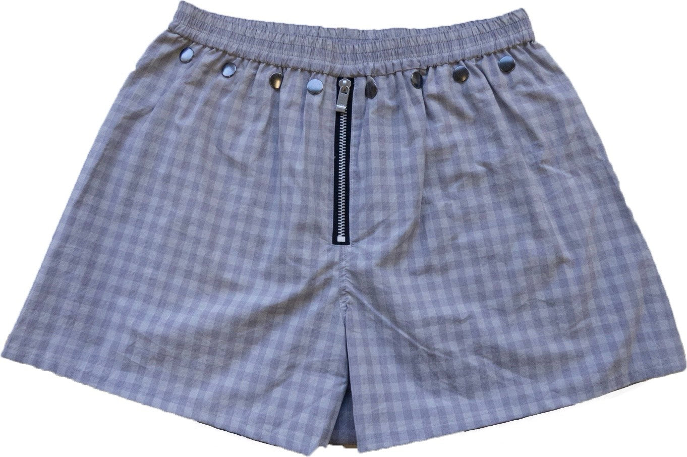 Front Zip Studded Trunks