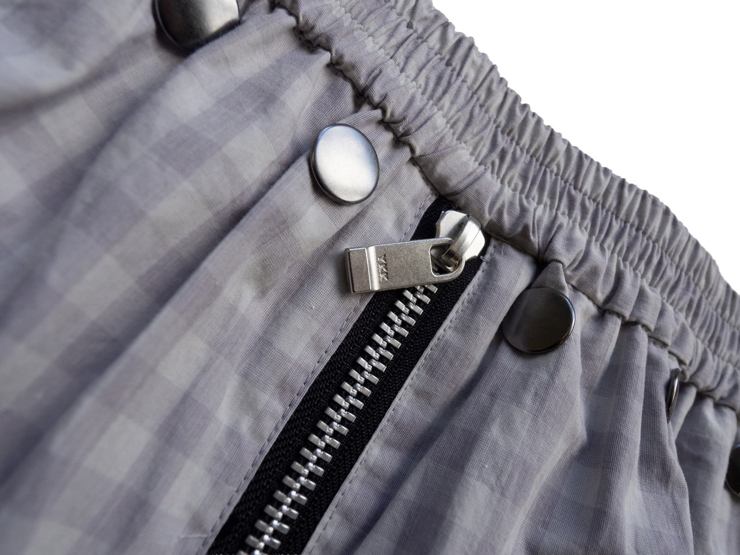 Front Zip Studded Trunks