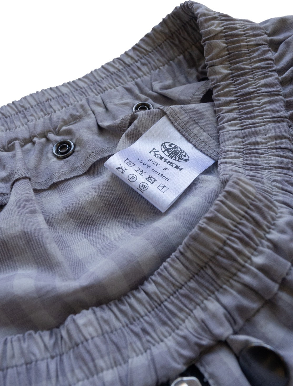 Front Zip Studded Trunks